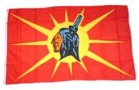 Fahne / Flagge Indianer - Oka Mohawk 90 x 150 cm Fahne / Flagge Indianer - Oka Mohawk 90 x 150 cm