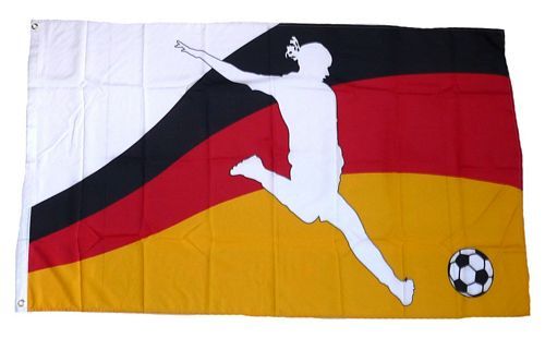 Fahne / Flagge Deutschland Frauen Fußball 90 x 150 cm