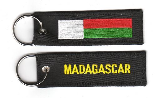 Fahnen Schlüsselanhänger Madagaskar