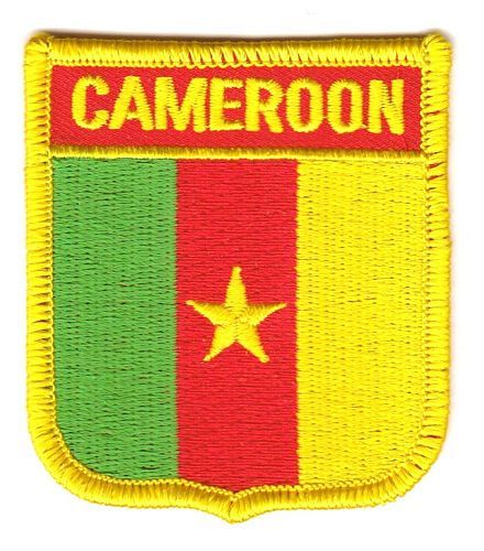 Wappen Aufnäher Fahne Kamerun
