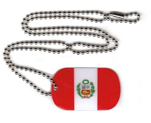 Dog Tag Fahne Peru