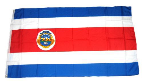 Flagge / Fahne Costa Rica Wappen Hissflagge 90 x 150 cm