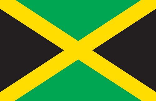 Fahnen Aufkleber Sticker Jamaika