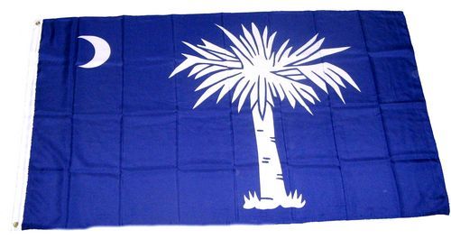 Fahne / Flagge USA - South Carolina  90 x 150 cm