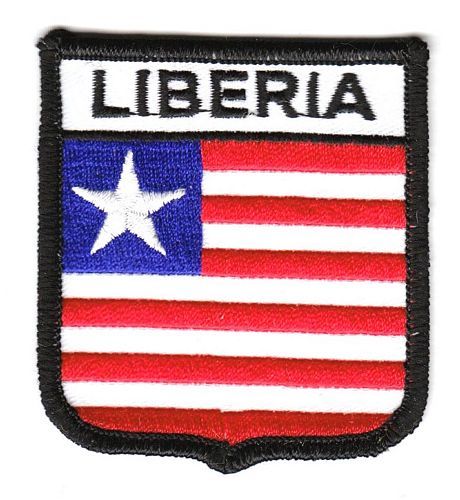 Wappen Aufnäher Fahne Liberia