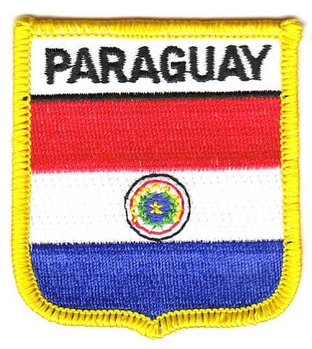 Wappen Aufnäher Fahne Paraguay