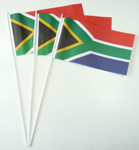 10 Papierfähnchen Südafrika Papierfahnen Fahne Flagge