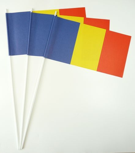 10 Papierfähnchen Rumänien Papierfahnen Fahne Flagge
