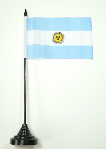 Fahne / Tischflagge Argentinien NEU 11 x 16 cm Flaggen