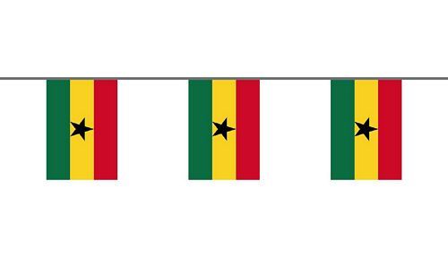 Flaggenkette Ghana 6 m