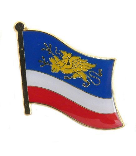 Fahnen Pin Rostock Anstecker Flagge Fahne 