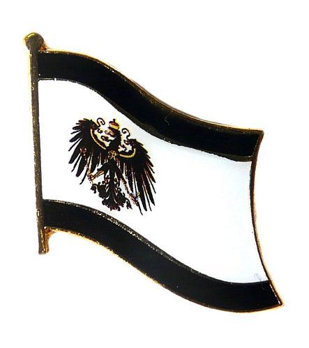 Flaggen Pin Königreich Preußen NEU Fahne Flagge Anstecknadel