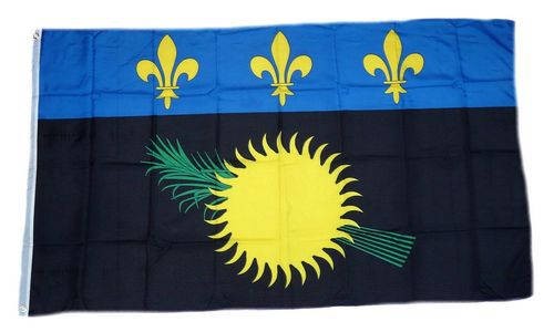 Flagge / Fahne Guadeloupe Hissflagge 90 x 150 cm