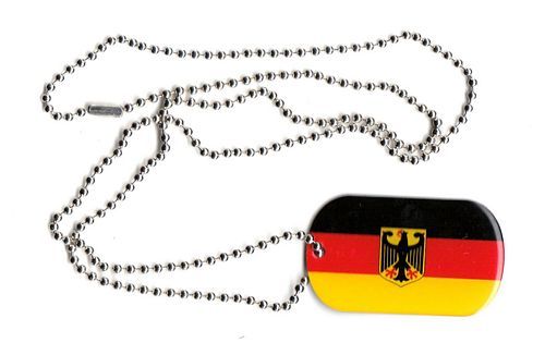 Dog Tag Fahne Deutschland Adler