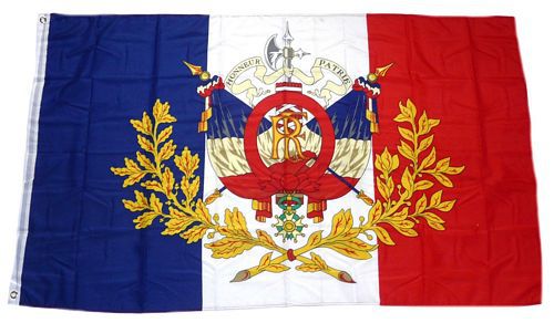 Flagge / Fahne Frankreich Wappen Hissflagge 90 x 150 cm