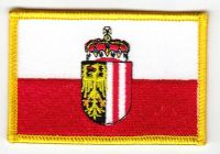 Fahnen Aufnäher Österreich - Oberösterreich Fahnen Aufnäher Österreich - Oberösterreich