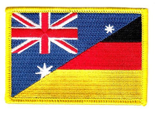 Fahnen Aufnäher Deutschland / Australien