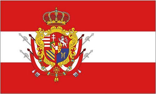 Fahne / Flagge Großherzogtum Toskana 90 x 150 cm