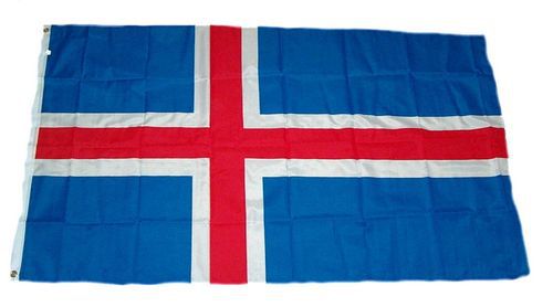 Flagge / Fahne Island Hissflagge 90 x 150 cm