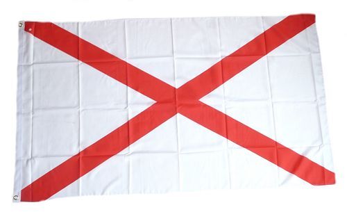 Fahne / Flagge Irland - St. Patricks Kreuz 90 x 150 cm