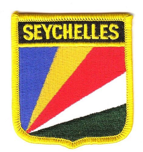 Wappen Aufnäher Fahne Seychellen