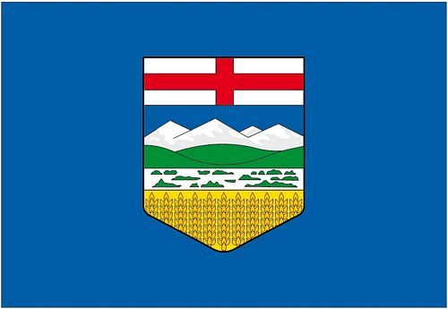 Fahnen Aufkleber Sticker Kanada - Alberta