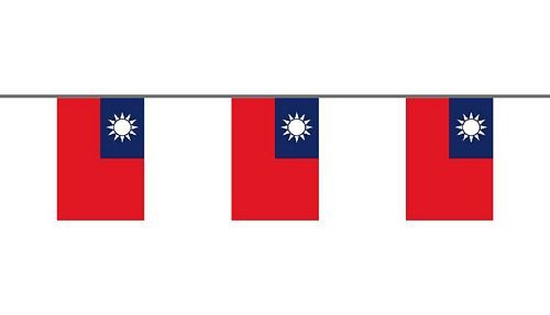 Flaggenkette Taiwan 6 m