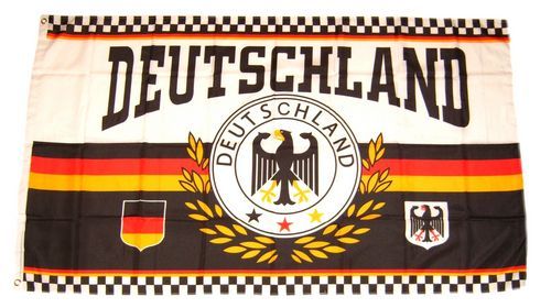 Fahne Flagge Deutschland Fußball 30 x 45 cm 
