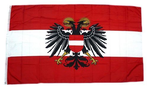 Fahne / Flagge Österreich Adler 1934 - 1938, Europa, Historisches