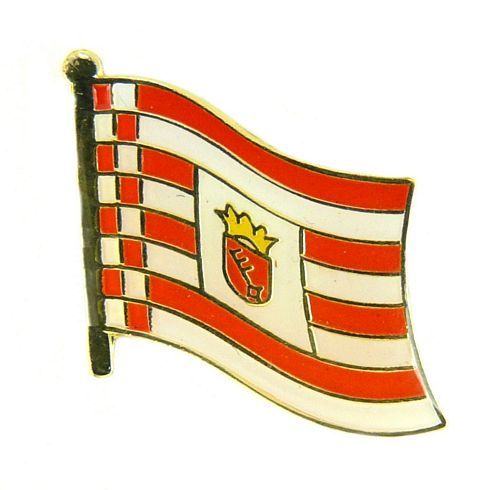 Flaggen Pin Fahne Bremen Pins NEU Anstecknadel Flagge