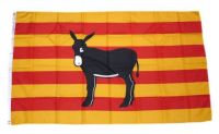 Fahne / Flagge Spanien Katalonien Esel 90 x 150 cm Fahne / Flagge Spanien Katalonien Esel 90 x 150 cm