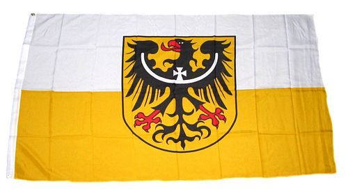 Fahne / Flagge Niederschlesien 90 x 150 cm
