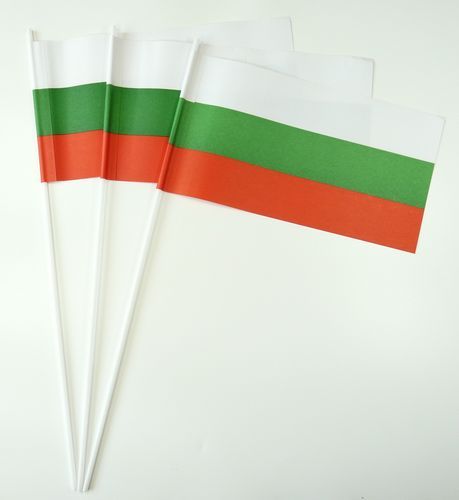 10 Papierfähnchen Bulgarien Papierfahnen Fahne Flagge