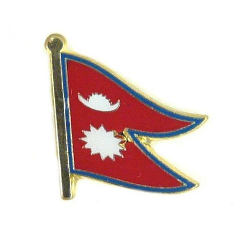 Flaggen Pin Fahne Nepal Pins NEU Anstecknadel Flagge