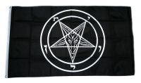 Fahne / Flagge Baphomet Black Star 90 x 150 cm Fahne / Flagge Baphomet Black Star 90 x 150 cm