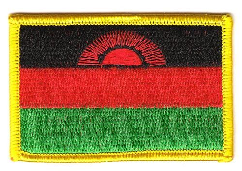 Fahnen Aufnäher Malawi
