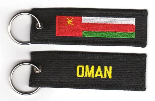 Fahnen Schlüsselanhänger Oman