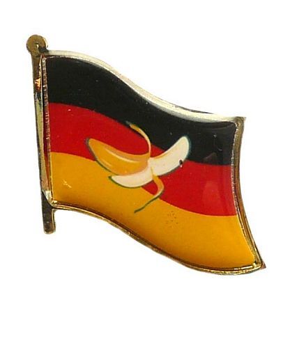 Flaggen Pin Bananenrepublik Deutschland NEU Fahne Flagge Anstecknadel