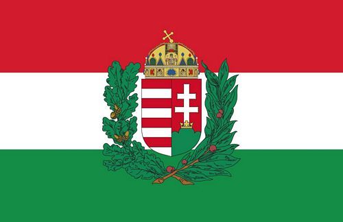 Fahnen Aufkleber Sticker Ungarn Wappen