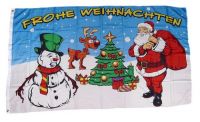 Fahne / Flagge Frohe Weihnachten Rentier 90 x 150 cm Fahne / Flagge Frohe Weihnachten Rentier 90 x 150 cm