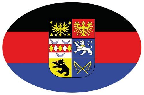 Autoaufkleber Wappen Fahne Großherzogtum Baden Flagge Aufkleber 