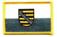 Fahnen Aufnäher Sachsen Fahnen Aufnäher Sachsen