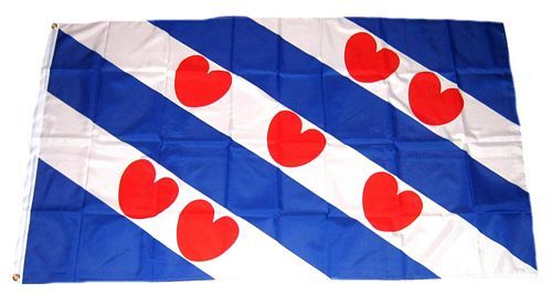 Fahne / Flagge Niederlande - Friesland 90 x 150 cm