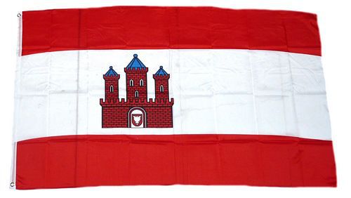 Flagge / Fahne Rendsburg Hissflagge 90 x 150 cm