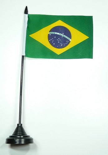 Fahne / Tischflagge Brasilien NEU 11 x 16 cm Flaggen