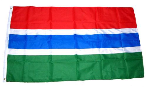 Flagge / Fahne Gambia Hissflagge 90 x 150 cm