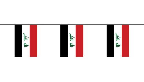 Flaggenkette Irak 6 m