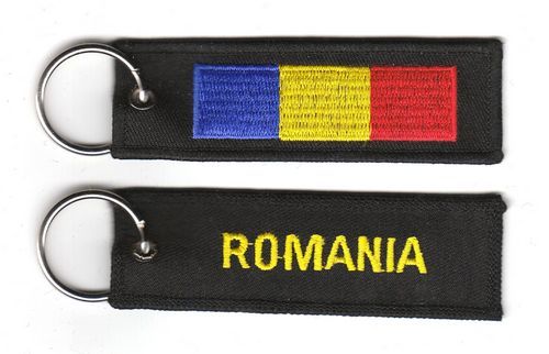 Fahnen Schlüsselanhänger Rumänien